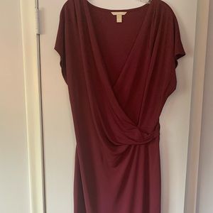 Burgundy BR Dress